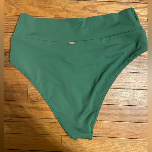 Green bathing suit bottoms, VS PINK, M - Picture 2 of 4